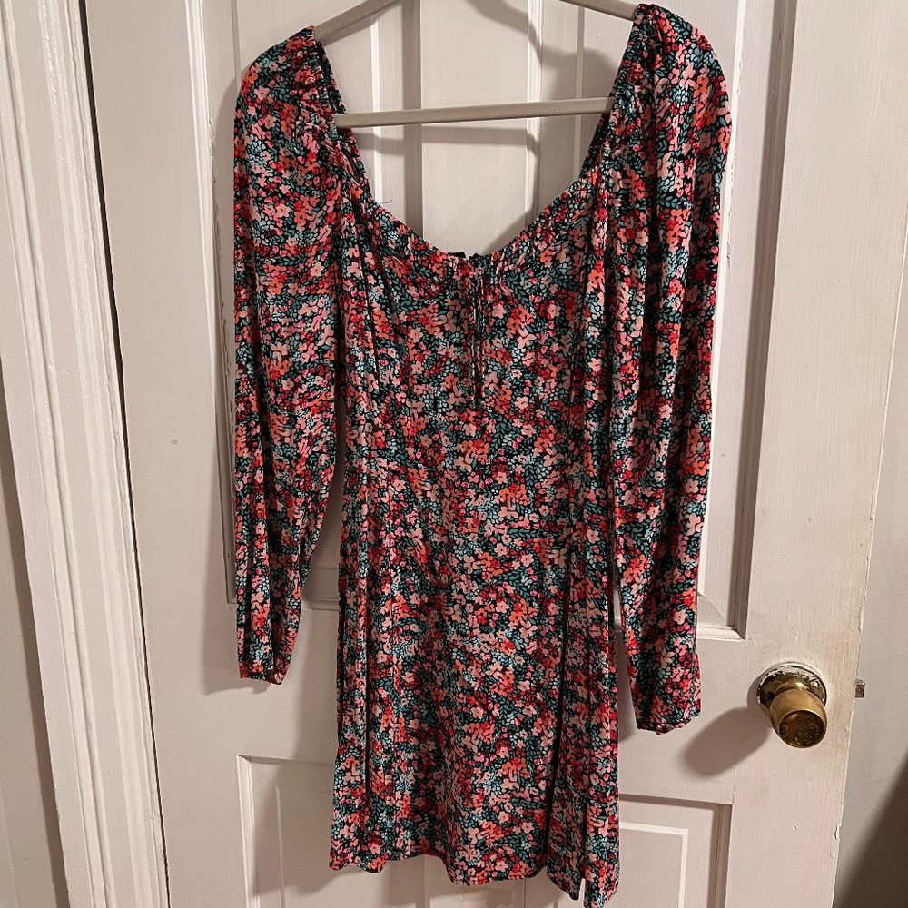 Floral print dress